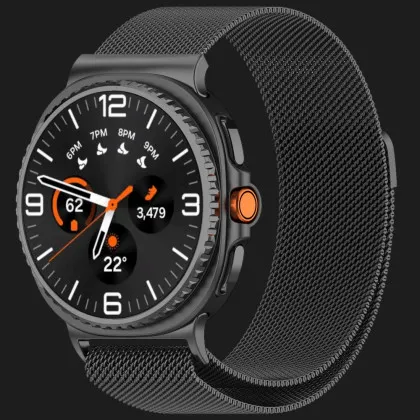 Ремінець Milanese Magnetic для Samsung Galaxy Watch 8/8 Classic (Dark Gray)