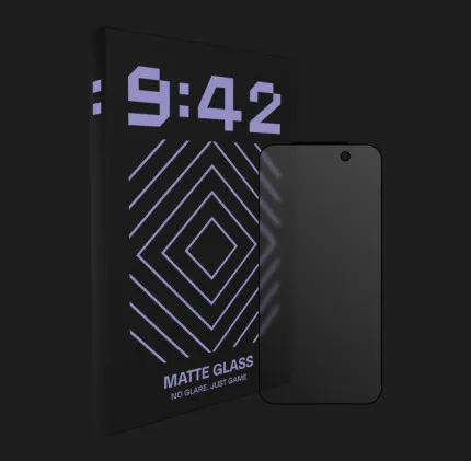 Защитное стекло 9:42 Matte для iPhone 17 Pro