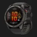 Garmin Fenix 8 Pro 51mm AMOLED Sapphire Carbon Gray DLC Titanium with Black/Pebble Gray Silicone Band