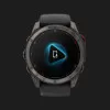 Garmin Fenix 8 Pro 51mm AMOLED Sapphire Carbon Gray DLC Titanium with Black/Pebble Gray Silicone Band