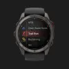 Garmin Fenix 8 Pro 51mm AMOLED Sapphire Carbon Gray DLC Titanium with Black/Pebble Gray Silicone Band