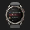 Garmin Fenix 8 Pro 51mm AMOLED Sapphire Titanium with Graphite/Black Silicone Band