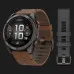 Garmin Fenix 8 Pro 51mm AMOLED Sapphire Carbon Gray DLC Titanium with Chestnut Leather Band