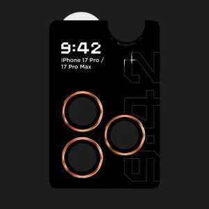 Захисне скло 9:42 для камери iPhone 17 Pro/17 Pro Max (Orange) в Хмельницькому