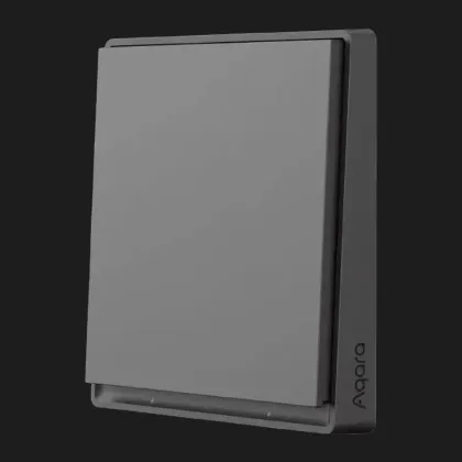 Вимикач Aqara E1 без нульової лінії Wall Switch (одна клавіша) (Gray) (СN) в Ковелі