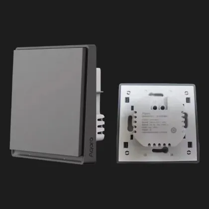 Вимикач Aqara E1 без нульової лінії Wall Switch (одна клавіша) (Gray) (СN) в Ковелі