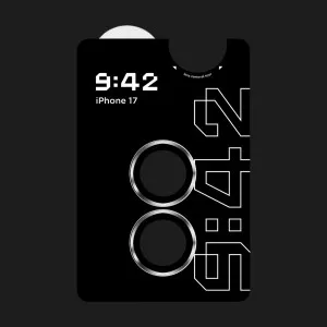 Захисне скло 9:42 для камери iPhone 17 (Silver) в Хмельницькому