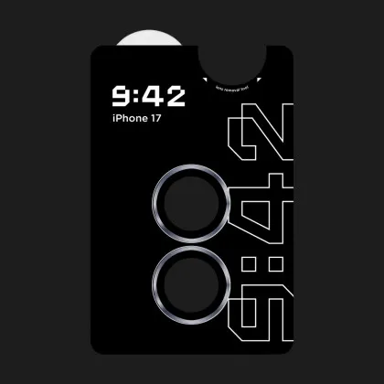 Защитное стекло 9:42 для камери iPhone 17 (Blue)