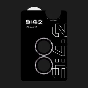 Захисне скло 9:42 для камери iPhone 17 (Purple) в Хмельницькому