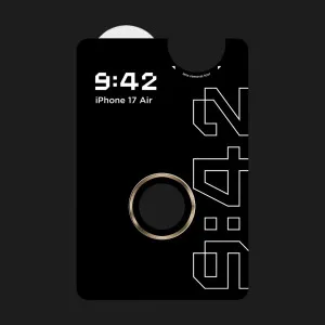 Захисне скло 9:42 для камери iPhone 17 Air (Gold) в Хмельницькому