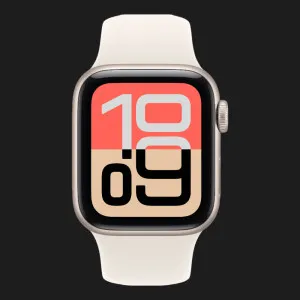 Apple Watch SE 3 GPS, 40mm Starlight Aluminum Case with Light Blush Sport Band (M/L) (Ultra)