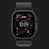Apple Watch Ultra 3 GPS + LTE, 49mm Black Titanium Case with Black Alpine Loop - Medium (MF0V4)