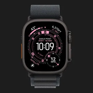 Apple Watch Ultra 3 GPS + LTE, 49mm Black Titanium Case with Black Alpine Loop - Small (MF0Q4) (Ultra)