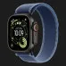 Apple Watch Ultra 3 GPS + LTE, 49mm Black Titanium Case with Blue/Bright Blue Trail Loop - S/M