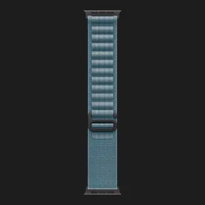 Apple Watch Ultra 3 GPS + LTE, 49mm Black Titanium Case with Light Blue Alpine Loop - Small (Ultra)