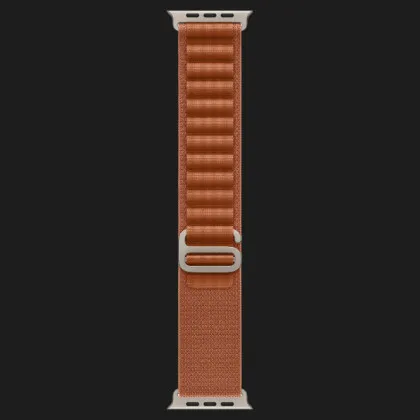 Apple Watch Ultra 3 GPS + LTE, 49mm Natural Titanium Case with Terra Cotta Alpine Loop - Large