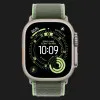 Apple Watch Ultra 3 GPS + LTE, 49mm Natural Titanium Case with Green/Neon Trail Loop - M/L