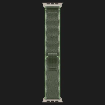 Apple Watch Ultra 3 GPS + LTE, 49mm Natural Titanium Case with Green/Neon Trail Loop - S/M (Ultra)