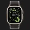 Apple Watch Ultra 3 GPS + LTE, 49mm Natural Titanium Case with Black/Charcoal Trail Loop - M/L