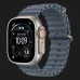 Apple Watch Ultra 3 GPS + LTE, 49mm Natural Titanium Case with Anchor Blue Ocean Band (MEWH4)