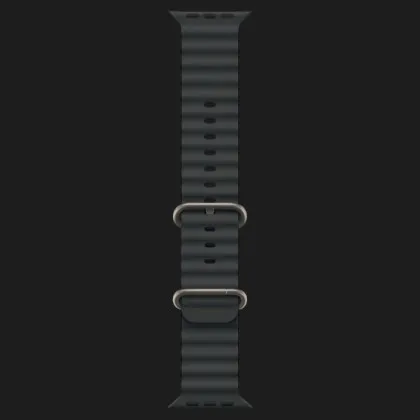 Apple Watch Ultra 3 GPS + LTE, 49mm Natural Titanium Case with Black Ocean Band (Ultra)