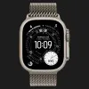 Apple Watch Ultra 3 GPS + LTE, 49mm Natural Titanium Case with Natural Titanium Milanese Loop - Small (MEWW4)