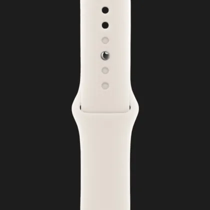 Apple Watch SE 3 GPS, 40mm Starlight Aluminum Case with Starlight Sport Band (S/M) (MEH34)