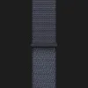 Apple Watch Series 11 GPS, 42mm Jet Black Aluminum Case with Anchor Blue Sport Loop