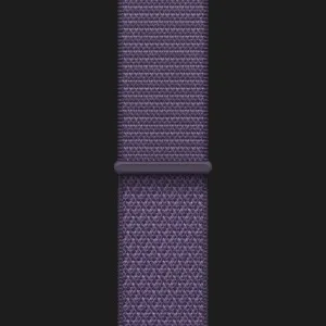 Apple Watch Series 11 GPS, 46mm Jet Black Aluminum Case with Purple Fog Sport Loop (Ultra)
