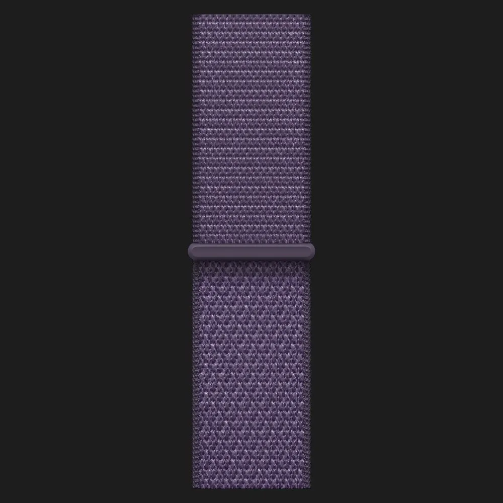 Apple Watch Series 11 GPS, 42mm Space Gray Aluminum Case with Purple Fog Sport Loop