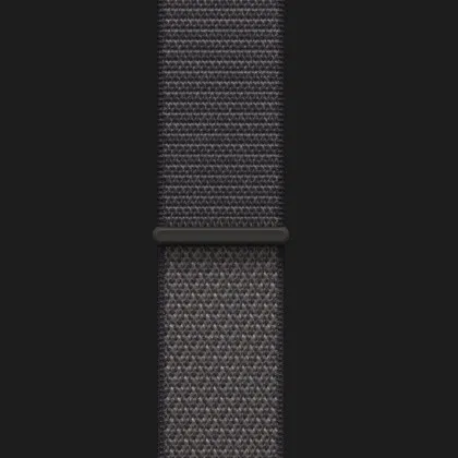 Apple Watch Series 11 GPS, 42mm Jet Black Aluminum Case with Dark Gray Sport Loop (Ultra)