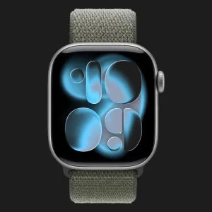 Apple Watch Series 11 GPS, 46mm Space Gray Aluminum Case with Forest Sport Loop (Ultra)