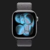 Apple Watch Series 11 GPS, 42mm Space Gray Aluminum Case with Dark Gray Sport Loop