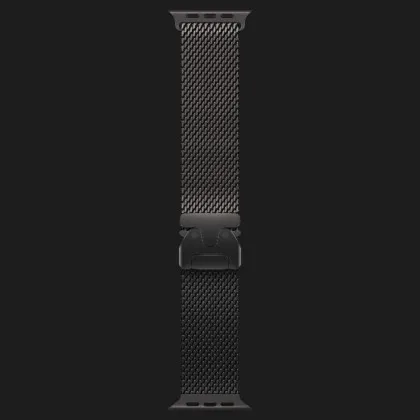 Apple Watch Ultra 3 GPS + LTE, 49mm Black Titanium Case with Black Titanium Milanese Loop - Small (MF1N4)