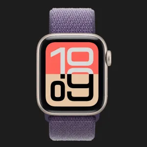 Apple Watch SE 3 GPS, 44mm Starlight Aluminum Case with Purple Fog Sport Loop (Ultra)