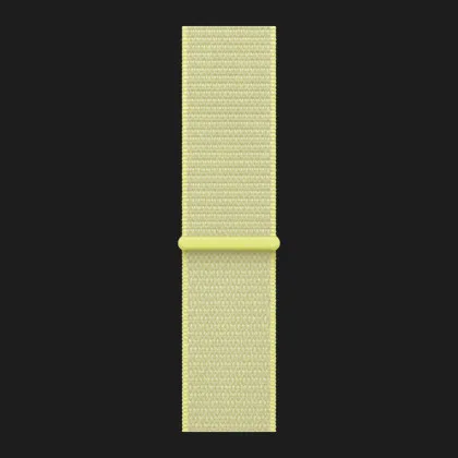 Apple Watch Series 11 GPS, 46mm Silver Aluminum Case with Neon Yellow Sport Loop (Ultra)