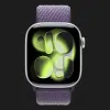 Apple Watch Series 11 GPS, 42mm Silver Aluminum Case with Purple Fog Sport Loop
