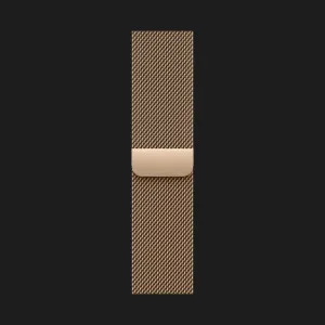 Apple Watch Series 11 GPS, 42mm Gold Titanium Case with Gold Milanese Loop (MF8Y4)
