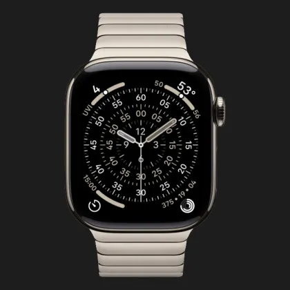 Apple Watch Series 11 GPS, 42mm Natural Titanium Case with Natural Link Bracelet