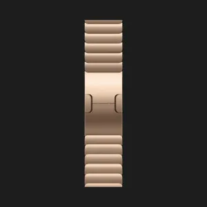 Apple Watch Series 11 GPS, 46mm Gold Titanium Case with Gold Link Bracelet