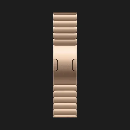 Apple Watch Series 11 GPS, 42mm Gold Titanium Case with Gold Link Bracelet