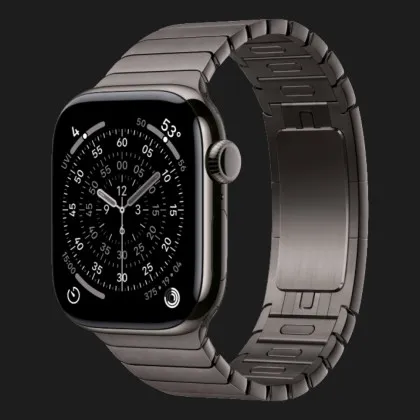 Apple Watch Series 11 GPS, 46mm Slate Titanium Case with Slate Link Bracelet