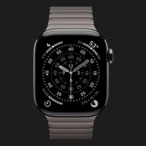 Apple Watch Series 11 GPS, 42mm Slate Titanium Case with Slate Link Bracelet