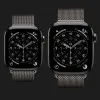 Apple Watch Series 11 GPS, 42mm Slate Titanium Case with Slate Milanese Loop (MF8U4)
