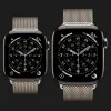 Apple Watch Series 11 GPS, 46mm Natural Titanium Case with Natural Milanese Loop (M/L)
