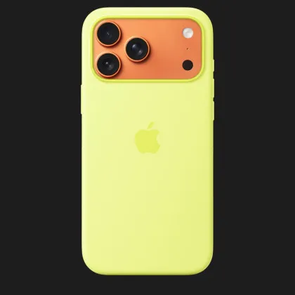 Чехол Apple Silicone Case with Magsafe для iPhone 17 Pro Max (Neon Yellow)