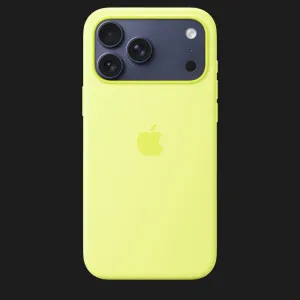 Чехол Apple Silicone Case with Magsafe для iPhone 17 Pro (Neon Yellow) в Хмельницком