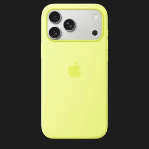 Чехол Apple Silicone Case with Magsafe для iPhone 17 Pro (Neon Yellow) в Хмельницком