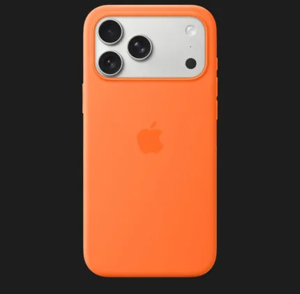 Чохол Apple Silicone Case with Magsafe для iPhone 17 Pro Max (Orange)