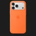 Чехол Apple Silicone Case with Magsafe для iPhone 17 Pro (Orange)